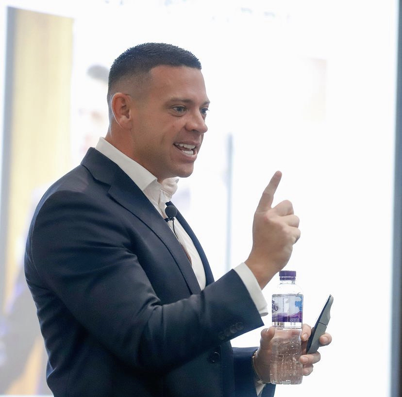 George Martinez speaking at an event